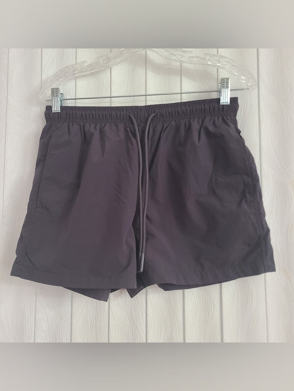 Standard Cloth Mens Sz M Charcoal Gray Casual Beach Vacation Outdoor Swim Shorts